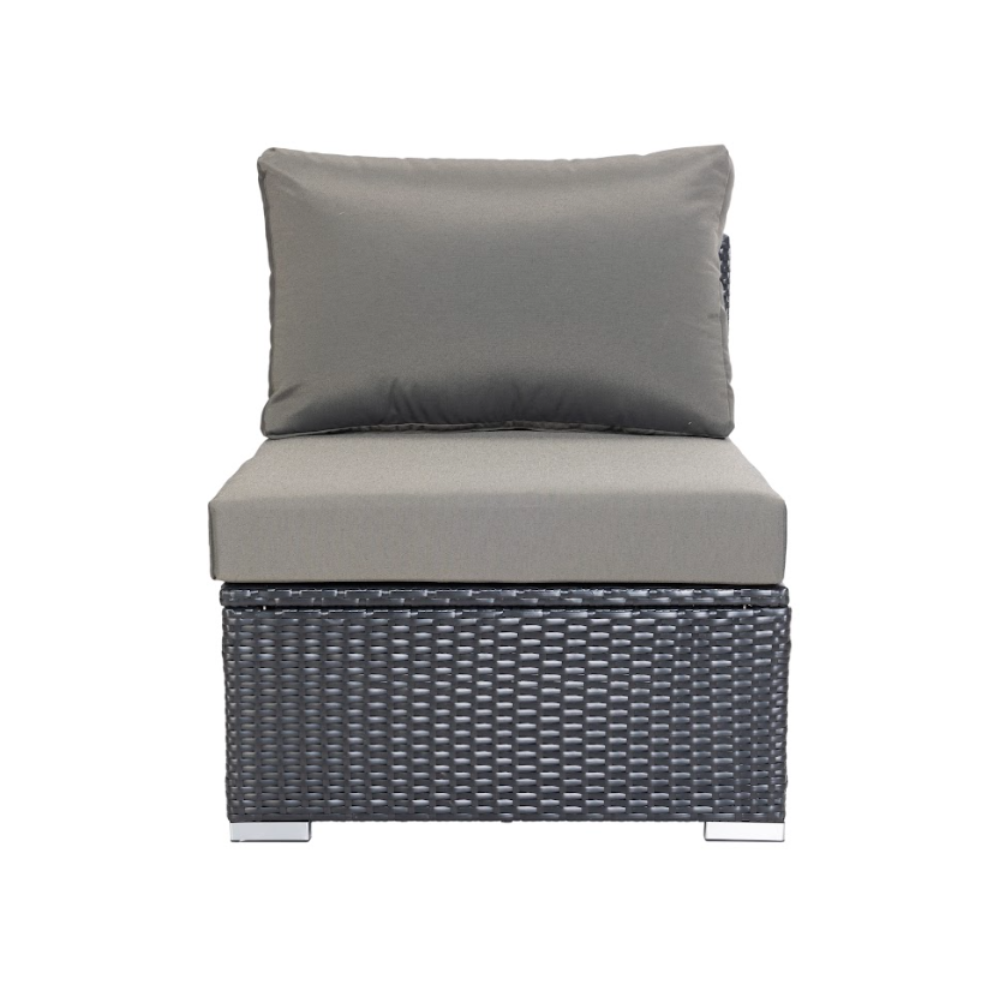 front view armless sofa
