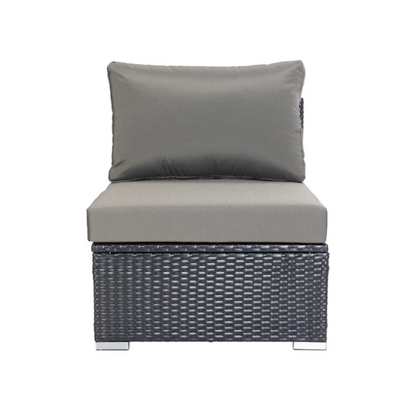 front view armless sofa
