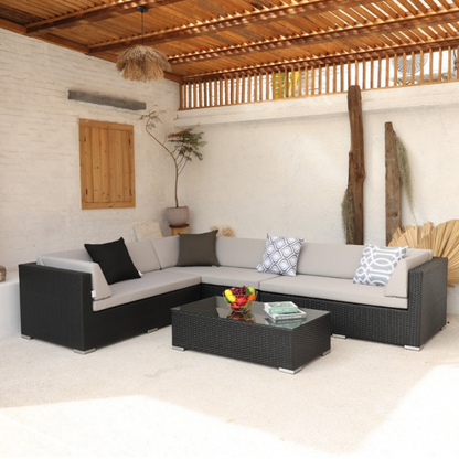 giant L sofa section set