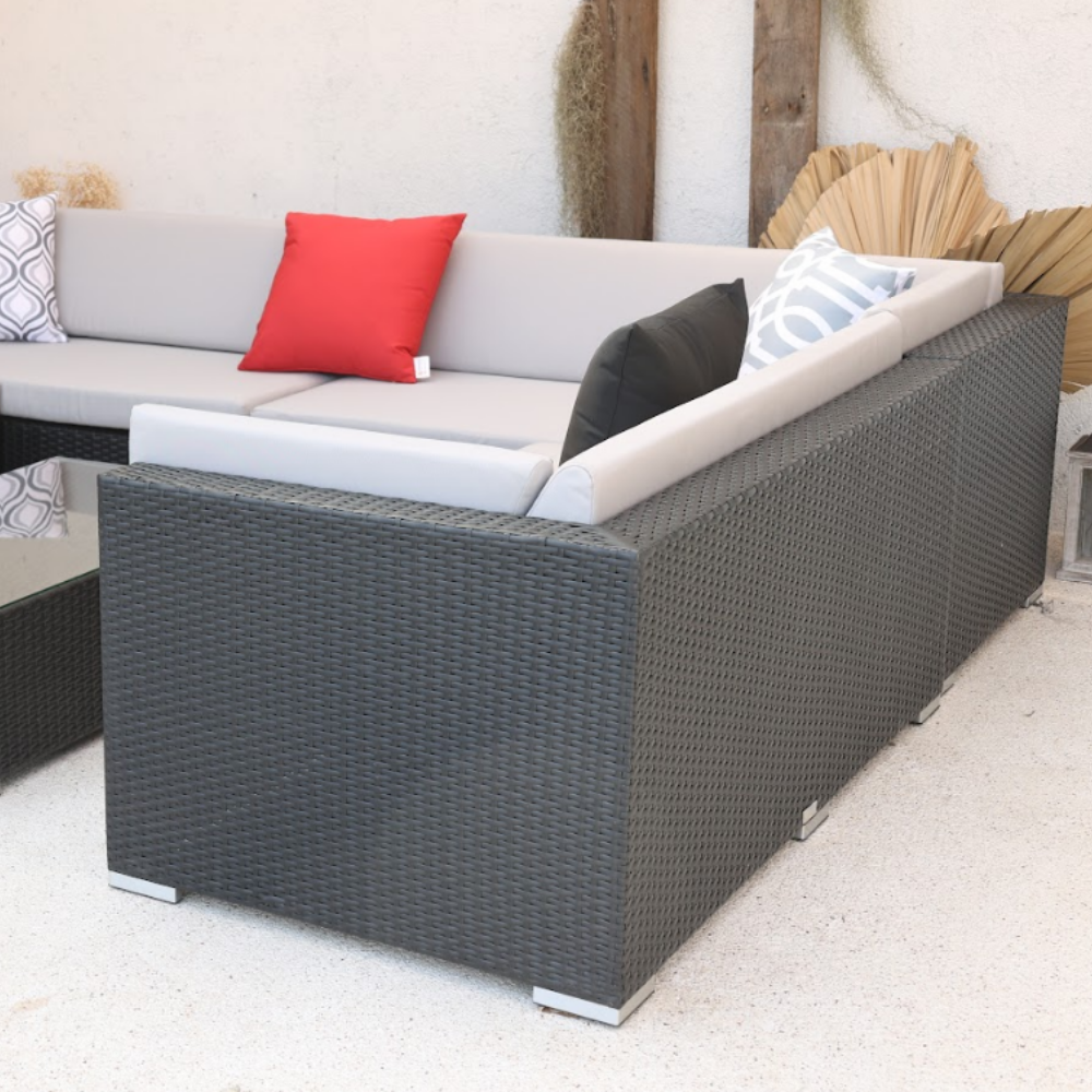 u shape sectional sofa zoom in